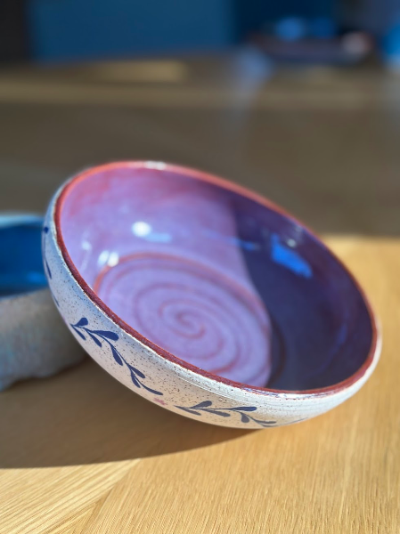 Purple Dinner Bowl